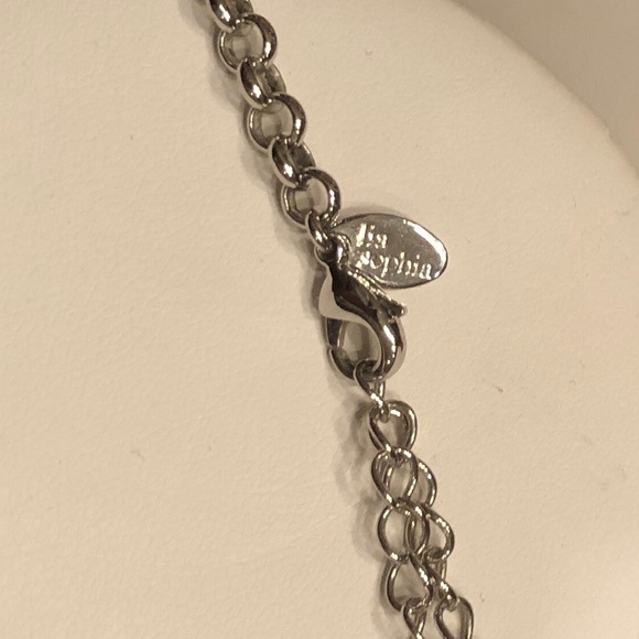 Lia Sophia NWT Silver and Mother of Pearl Necklace - Picture 2 of 4